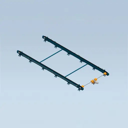 Przenośnik modularny pod palety KW