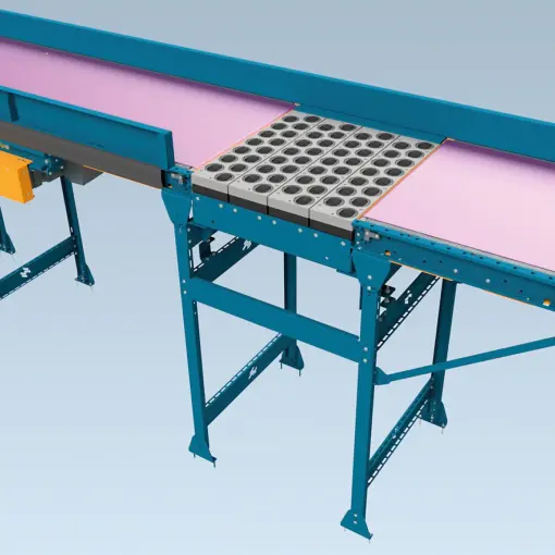 Przenośnik z kasetą sortującą