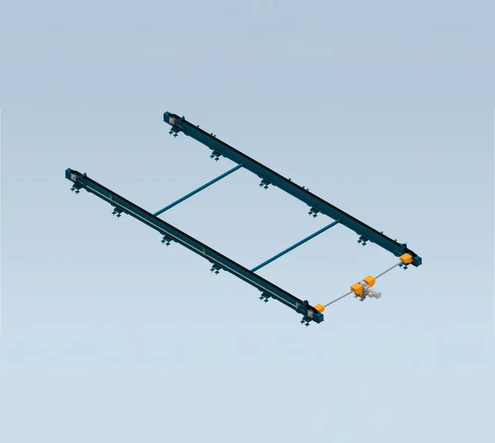 Przenośnik modularny pod palety KW