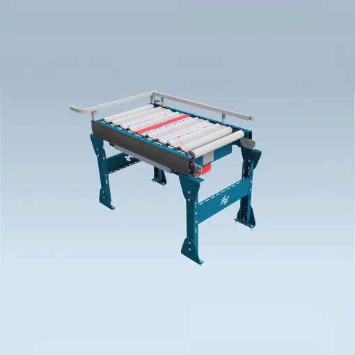 Przenośnik rolkowy z pasowym transferem poprzecznym KW